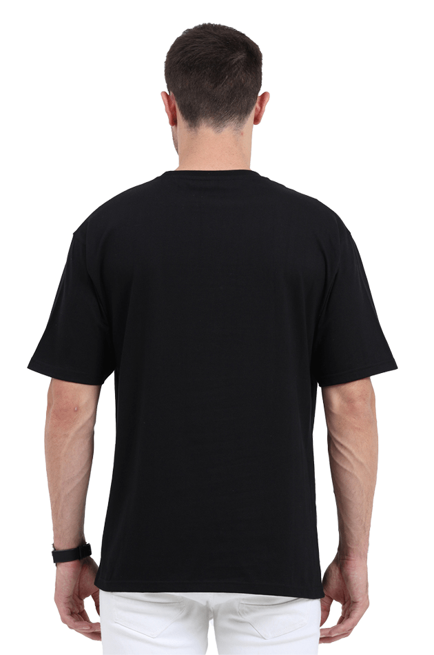 Clothikoo Classic Oversized T-Shirt (Black Colour, 240 GSM) - Clothikoo