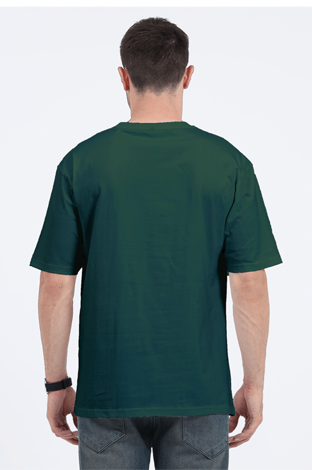 Clothikoo Classic Oversized T-Shirt (Green Colour, 240 GSM) - Clothikoo