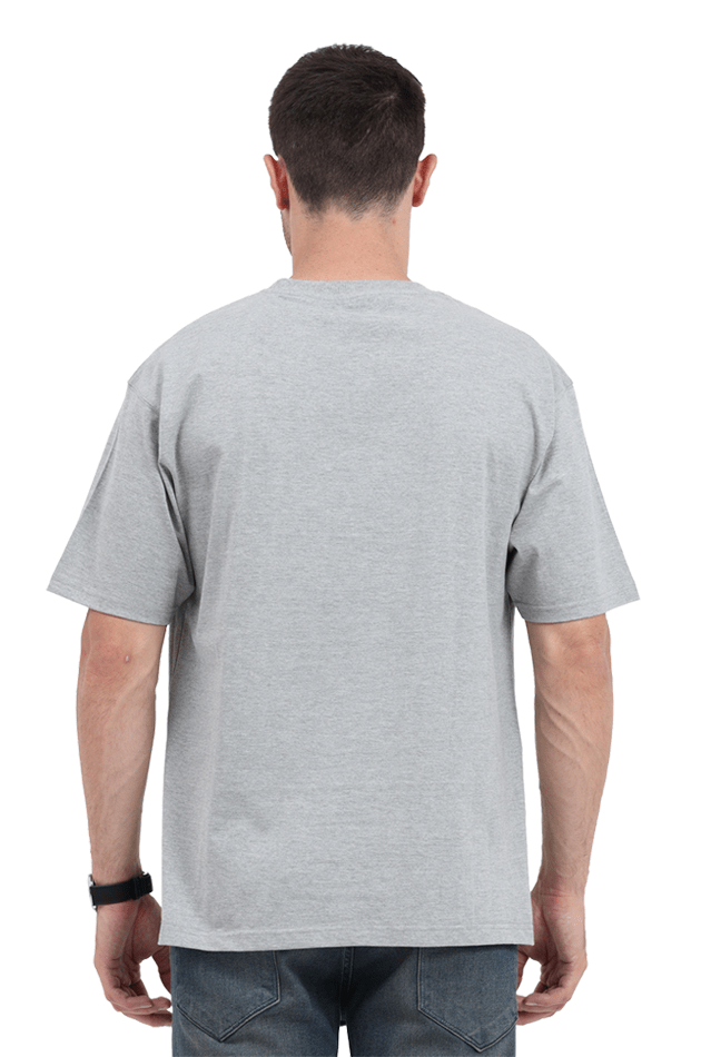 Clothikoo Classic Oversized T-Shirt (Grey Colour, 240 GSM) - Clothikoo