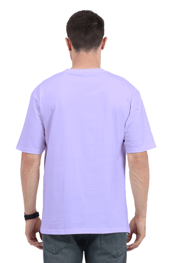 Clothikoo Classic Oversized T-Shirt (Lavender Colour, 240 GSM)