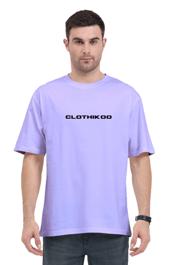 Clothikoo Classic Oversized T-Shirt (Lavender Colour, 240 GSM) - Clothikoo