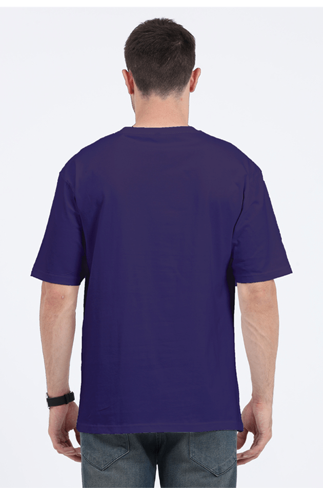 Clothikoo Classic Oversized T-Shirt (Purple Colour, 240 GSM) - Clothikoo