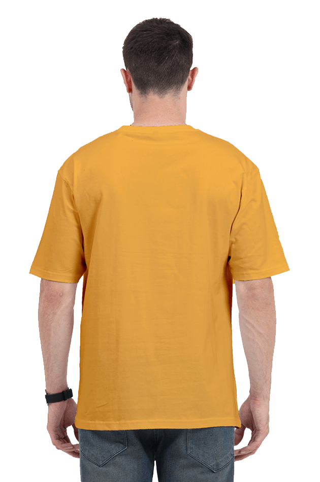 Clothikoo Classic Oversized T-Shirt (Yellow Colour, 240 GSM) - Clothikoo