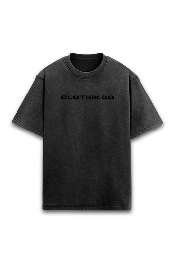 Clothikoo Oversized Cotton T-Shirt – "Old Bull" Back Print Edition - Clothikoo