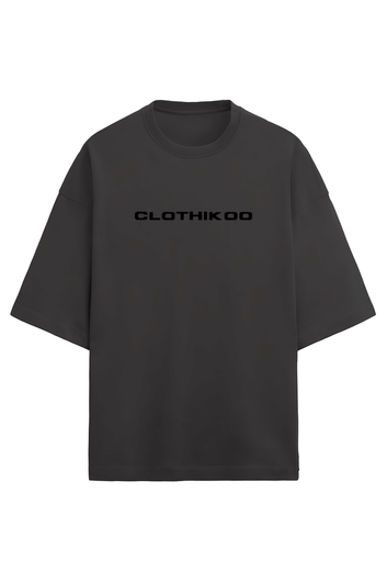 Clothikoo Premium Oversized T-Shirt (240 gsm, 100% Cotton) Power of Mind Printed Edition